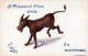 BURRO Animales Vintage Antiguo CPA Tarjeta Postal #PAA130.ES - Asino