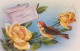 FLORES Vintage Tarjeta Postal CPSMPF #PKG083.ES - Fiori
