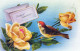 FLORES Vintage Tarjeta Postal CPSMPF #PKG083.ES - Fleurs