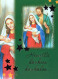 Virgen María Virgen Niño JESÚS Navidad Religión Vintage Tarjeta Postal CPSM #PBP721.ES - Jungfräuliche Marie Und Madona