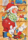 WEIHNACHTSMANN SANTA CLAUS WEIHNACHTSFERIEN Vintage Postkarte CPSM #PAK692.DE - Santa Claus