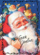 WEIHNACHTSMANN SANTA CLAUS WEIHNACHTSFERIEN Vintage Postkarte CPSM #PAJ854.DE - Santa Claus