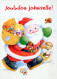 WEIHNACHTSMANN SANTA CLAUS WEIHNACHTSFERIEN Vintage Postkarte CPSM #PAJ649.DE - Santa Claus