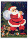 WEIHNACHTSMANN SANTA CLAUS WEIHNACHTSFERIEN Vintage Postkarte CPSM #PAJ718.DE - Santa Claus