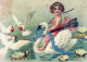 OISEAU Animaux Vintage Carte Postale CPSM #PBR729.FR - Oiseaux