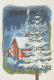 Bonne Année Noël Vintage Carte Postale CPSM #PBM901.FR - Año Nuevo