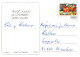 Bonne Année Noël GNOME Vintage Carte Postale CPSM #PBA968.FR - Año Nuevo