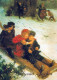 Bonne Année Noël ENFANTS Vintage Carte Postale CPSM #PAW660.FR - Año Nuevo