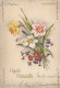 FIORI Vintage Cartolina CPSM #PAR058.IT - Fleurs