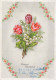 FIORI Vintage Cartolina CPSM #PAR118.IT - Fleurs