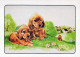 CANE Animale Vintage Cartolina CPSM #PAN668.IT - Chiens