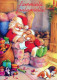 BABBO NATALE Natale Vintage Cartolina CPSM #PAK691.IT - Kerstman