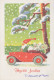 BABBO NATALE Natale Vintage Cartolina CPSM #PAJ994.IT - Santa Claus