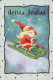 BABBO NATALE Natale Vintage Cartolina CPSM #PAK757.IT - Kerstman