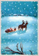 BABBO NATALE Natale Vintage Cartolina CPSM #PAJ925.IT - Kerstman