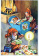 BABBO NATALE BAMBINO Natale Vintage Cartolina CPSM #PAK286.IT - Santa Claus