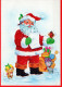 BABBO NATALE Natale Vintage Cartolina CPSM #PAJ512.IT - Santa Claus