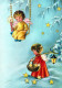 ANGELO Buon Anno Natale Vintage Cartolina CPSM #PAH929.IT - Engelen