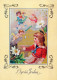 ANGELO Buon Anno Natale Vintage Cartolina CPSM #PAJ188.IT - Engel