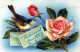 FLOWERS Vintage Ansichtskarte Postkarte CPSMPF #PKG087.DE - Blumen