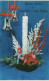 Neujahr Weihnachten KERZE Vintage Ansichtskarte Postkarte CPSMPF #PKD034.DE - Anno Nuovo