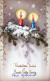 Neujahr Weihnachten KERZE Vintage Ansichtskarte Postkarte CPSMPF #PKD094.DE - Anno Nuovo