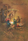 Jungfrau Maria Madonna Jesuskind Weihnachten Religion Vintage Ansichtskarte Postkarte CPSM #PBP725.DE - Vergine Maria E Madonne