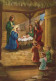 Jungfrau Maria Madonna Jesuskind Weihnachten Religion Vintage Ansichtskarte Postkarte CPSM #PBB821.DE - Vierge Marie & Madones