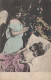 1906 ANGELO Buon Anno Natale Vintage Cartolina CPA #PAG671.IT - Engel