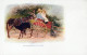 ASINO Animale BAMBINO Vintage CPA Cartolina #PAA222.IT - Donkeys