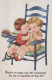 BAMBINO BAMBINO Scena S Paesaggios Vintage Cartolina CPSMPF #PKG650.IT - Scènes & Paysages