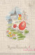 PASQUA UOVO Vintage Cartolina CPA #PKE163.IT - Easter