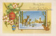 Buon Anno Natale Vintage Cartolina CPSMPF #PKD649.IT - Nouvel An