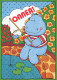 IPPOPOTAMO Animale Vintage Cartolina CPSM #PBS775.IT - Flusspferde