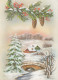 Buon Anno Natale Vintage Cartolina CPSM #PBN345.IT - Nouvel An