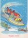 Buon Anno Natale GNOME Vintage Cartolina CPSM #PAY485.IT - Año Nuevo