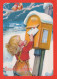 Buon Anno Natale BAMBINO Vintage Cartolina CPSM #PAW789.IT - Año Nuevo