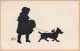 482092Meisje Met Hond.  - Silhouettes