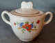 Sucrier En Semi Porcelaine De LUNEVILLE, Blanc Et Petites Fleurs - Andere & Zonder Classificatie