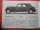 Publicité CITROEN - Traction Avant 11 Berline Normale - AC 4960 - 12 - 52 ( 1952 ) - Transportmiddelen