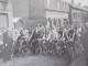 PHOTO ANCIENNE DEPART COURSE CYCLISTE NORD PAS DE CALAIS FLANDRES BOUCHERIE JOSEPH - Europa