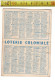 0404 25 - KL 5308 LOTERIE COLONIALE CALENDRIER 1953 - Petit Format : 1941-60