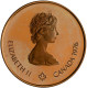 Kanada: Elizabeth II. 1952-2022: 100 Dollars 1976, Olympische Spiele In Montreal - Canada