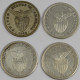 Philippinen: United States Administration: 4 X 1 Peso Silbermünzen, 2 X 1907 Und - Filippijnen