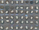 Frankreich: Münzblatt Mit 48 Alten Französischen Kupfermünzen, überwiegend 17tes - Other & Unclassified