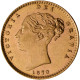 Großbritannien - Anlagegold: Victoria 1837-1901: ½ Sovereign 1870, Die Nr. 6. Ge - Autres & Non Classés