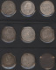 Spanien: 8 X 5 Pesetas, Dabei Die Jahrgänge 1870 SNM, 1871 SDM (71), 1882 MSM (? - Other & Unclassified