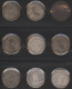 Spanien: 8 X 5 Pesetas, Dabei Die Jahrgänge 1870 SNM, 1871 SDM (71), 1882 MSM (? - Andere & Zonder Classificatie