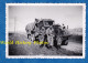 Photo Ancienne Snapshot - CHERIA , Algérie - Manoeuvre Militaire - Camion Grue Militaire - 1950 1960 Guerre Remorque - Guerre, Militaire