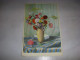 CP CARTE POSTALE BOUQUET De FLEURS Dans VASE - Ecrite En 1955 - Fleurs